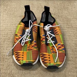 African print shoes